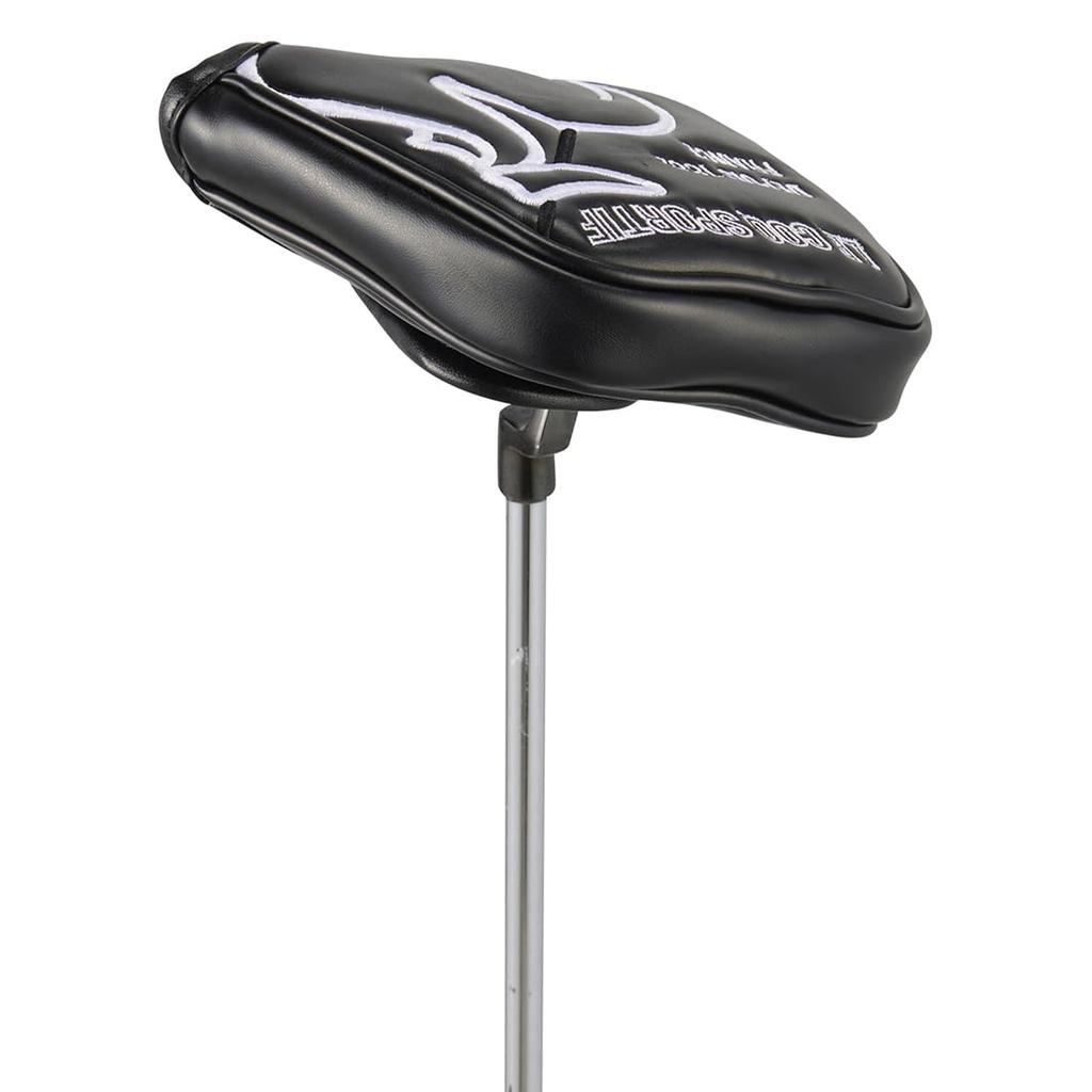 Чехол для паттера Coq Magnetic Type, совместимый с головками Golf QQBXJG51 BK00 [Le Sportif] с защитой от царапин, (черный)