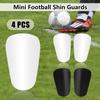 4 шт. Супер Мини Футбольные Щитки для Ног Удобные Маленькие Футбольные Щитки Защитное Снаряжение Снаряжение для Футбольных Тренировок Снаряжение Футболиста