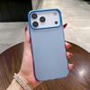 Matte Frosted AG Glass Phone Case for iPhone 16 Pro Max, Shockproof Anti-Fingerprint Slim Cover