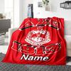 Custom Name Geelong Cats Crest Party Blanket For Couch Bed Plush Cozy Fuzzy Blanket Super Soft Warm Blankets For Fall And Winter 0916222