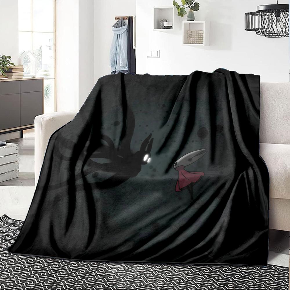 Hollow Knight Flannel Blanket, High quality Comfortable for All Seasons, Home Decor, Warmth and Comfort