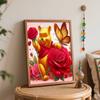 Disney Winnie Rose Butterfly Oil Paint Hand Painting Kit Decoration Classic Style Home Decor Romantic Painting Canvas Wall Art Supplies