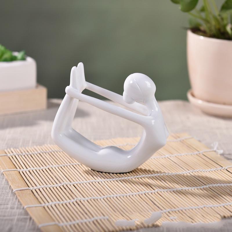 Resin Crafts Jane European Creative Abstract Yoga Girl Decoration Living Room Home Decoration