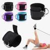Ankle Strap for Cable Machine Adjustable Ankle Resistance Bands with Cuff for Gym Kickback Glute Workout Leg Extension Lower Body Exercise