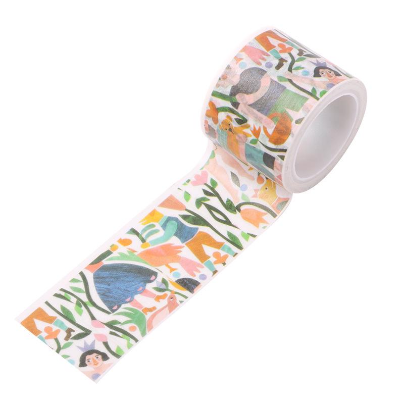 1 Roll Vintage Washi Tape Cute Colorful Art Decoration Diy Scrapbooking Masking Tape Japanese Stationery Stickers