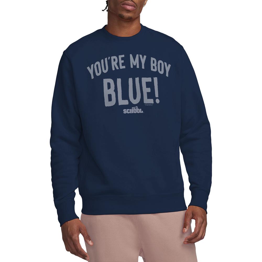 Old School Unisex Adult My Boy Blue Sweatshirt