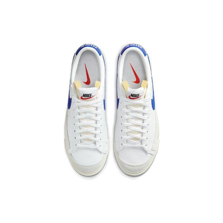 Nike Blazer Low 77 Vintage White Hyper Royal кроссовки унисекс DA6364-103