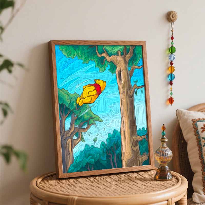 Disney Винни-Пух Наборы для DIY-живописи маслом Ручная роспись Домашний декор Поделки Идеи подарков Холст Искусство Настенное панно Набор для рисования по номерам
