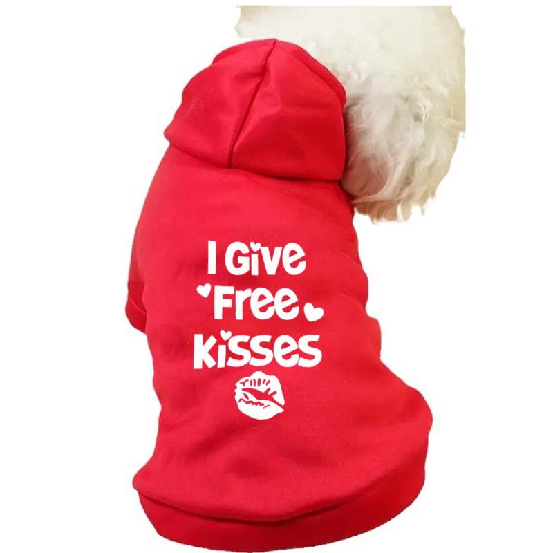 Брендовая одежда для собак Чихуахуа Йоркшир Французские мопсы Осень Зима Весна Флисовая подкладка толстовки для маленьких и средних домашних животных