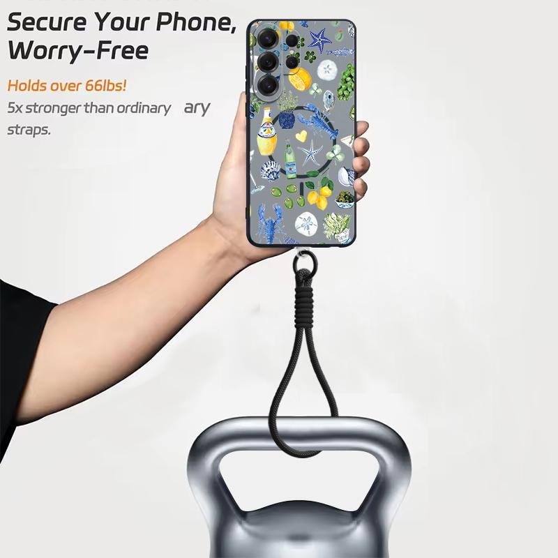 Летний чехол с морской тематикой для Samsung S26 Ultra S25 FE S24 S24 Plus A57 A37 A17 A56 A36 A16 A55 A35 A15 A54 5G Гибридный магнитный матовый чехол