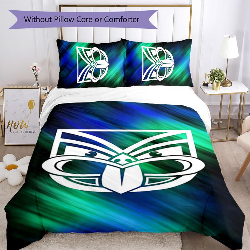 New Zealand Warrior 3pcs Bedding Set Duvet Cover Closure Includes 1 Duvet Cover & 2 Pillowcases for All Seasons Bedroom Home Dorm Decor