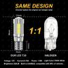 2 PCS T10 W5W 194 LED Bulbs For Car LED Signal Light Canbus Error Free 12V 10SMD 6500K White Wedge Side Trunk License Plate Lamp Bulbs 7
