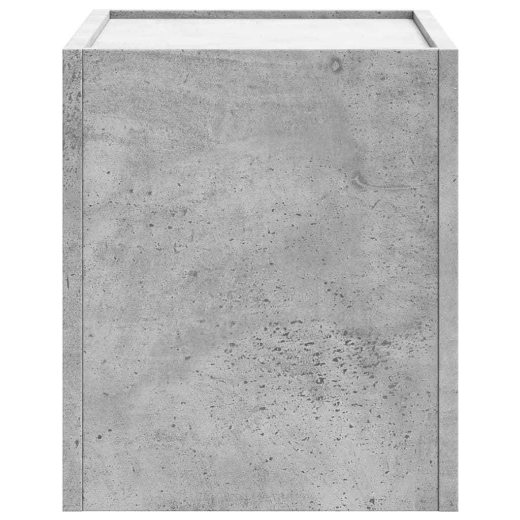 Wall Mounted Nightstand Concrete Grey 45 x 30 x 35 cm
