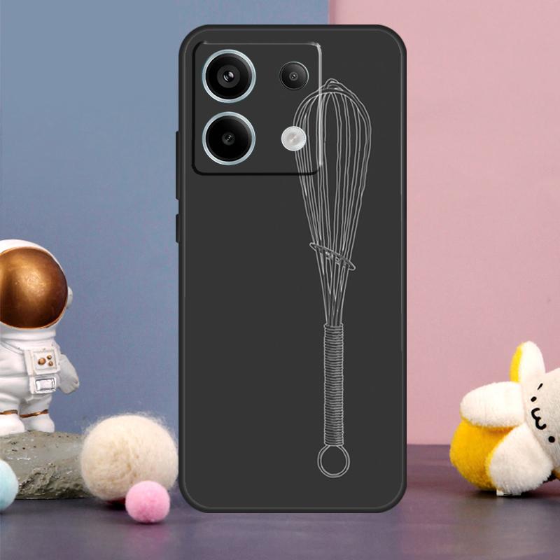 Love Baking Chef Knife Case For Xiaomi Redmi Note 13 11 9 10 12 Pro Plus 12S 11S 10S 9S Redmi 12 10C 12C 13C Cover
