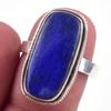 Natural Lapis Lazuli Gemstone Handmade 925 Solid Sterling Silver Ring S.8 E0y92