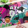Kitchen Multifunctional Decorative Tempered Boards Flamingos 2x40x52 cm