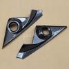 Carbon Fiber Door Interior A-Pillar Speaker Cover Trim For Honda Civic 2016-
