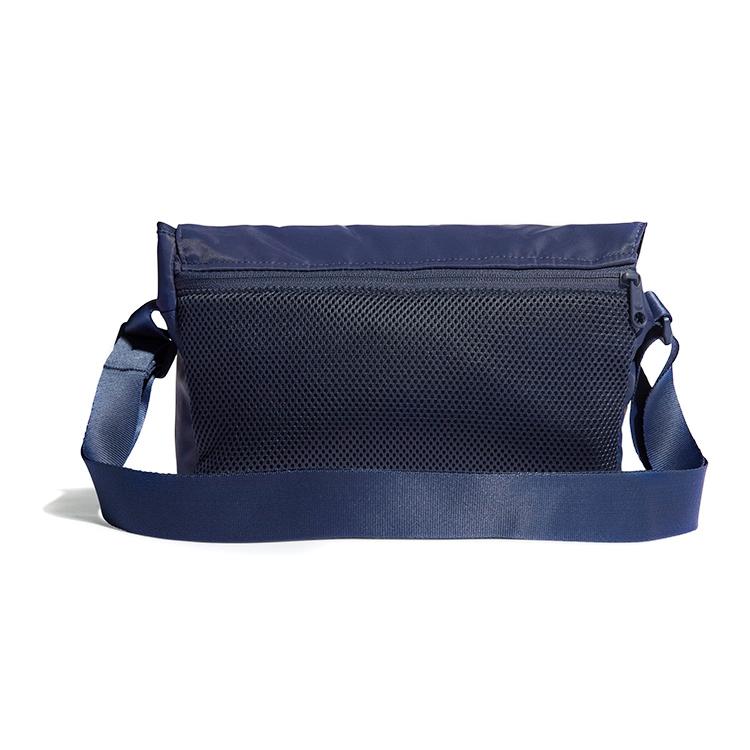 New Adidas Originals Recycled Nylon Shoulder Bag, Crossbody Bag Unisex Marine Blue HD9642