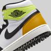 DQ0660-105 Nike Air Jordan 1 High Golf Белый Университетский Золотой Вольт Черный (Мужской)