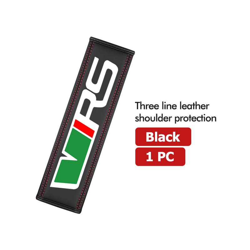 WWUH6 1/2PCS Car Seat Belt Safety Belt Shoulder Cover Auto Accessories For Skoda Octavia Superb RAPID FABIA KAMIQ KAROQ KODIAQ YETI
