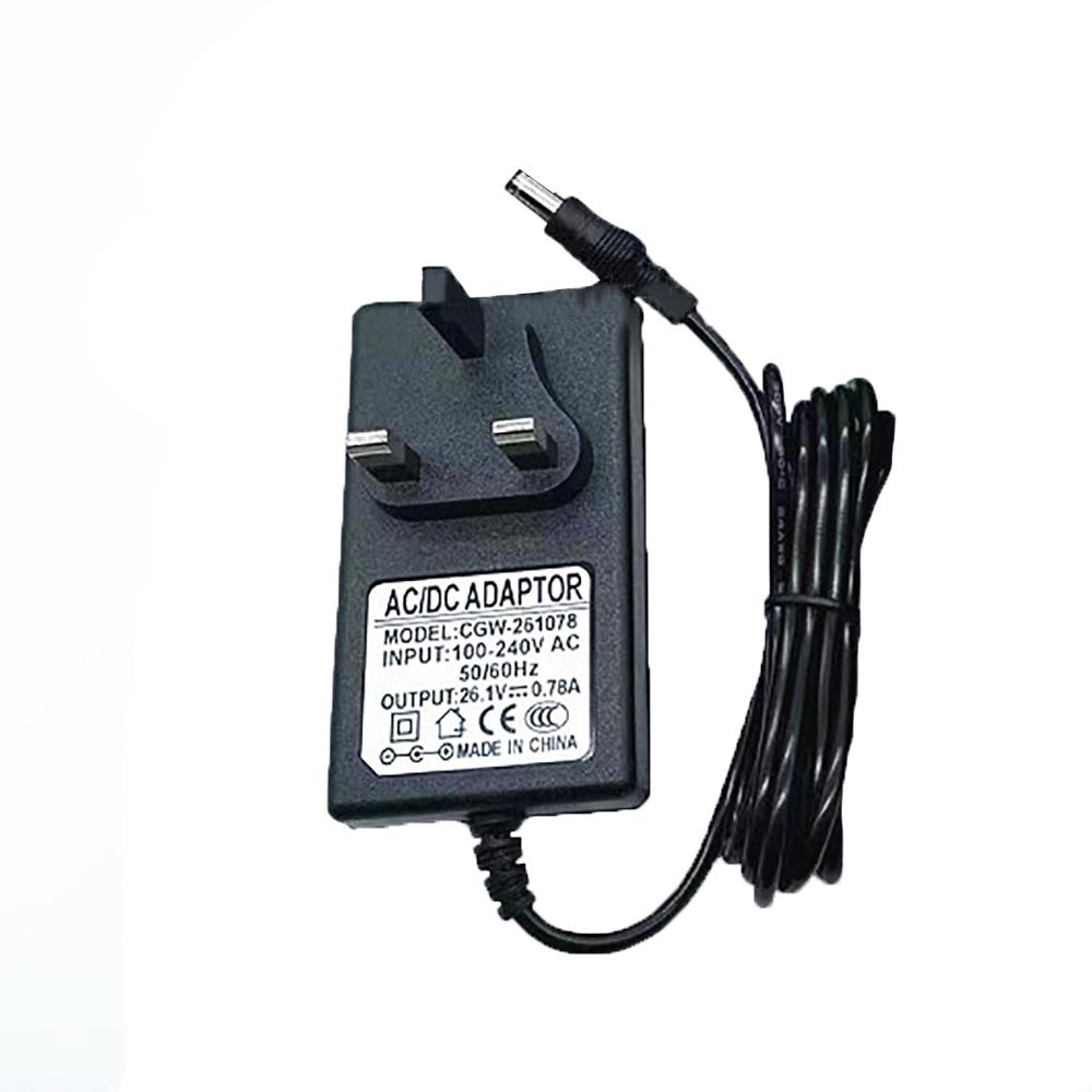 Адаптер-зарядное устройство для пылесоса с вилкой Великобритании Замена для Dyson V6 V7 V8 26,1 В/0,78 А