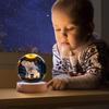 Glass Ball Night Light with Wooden Base 7 Color Changing User-friendly 3D Solar System Crystal Ball Night Light Desktop Decor