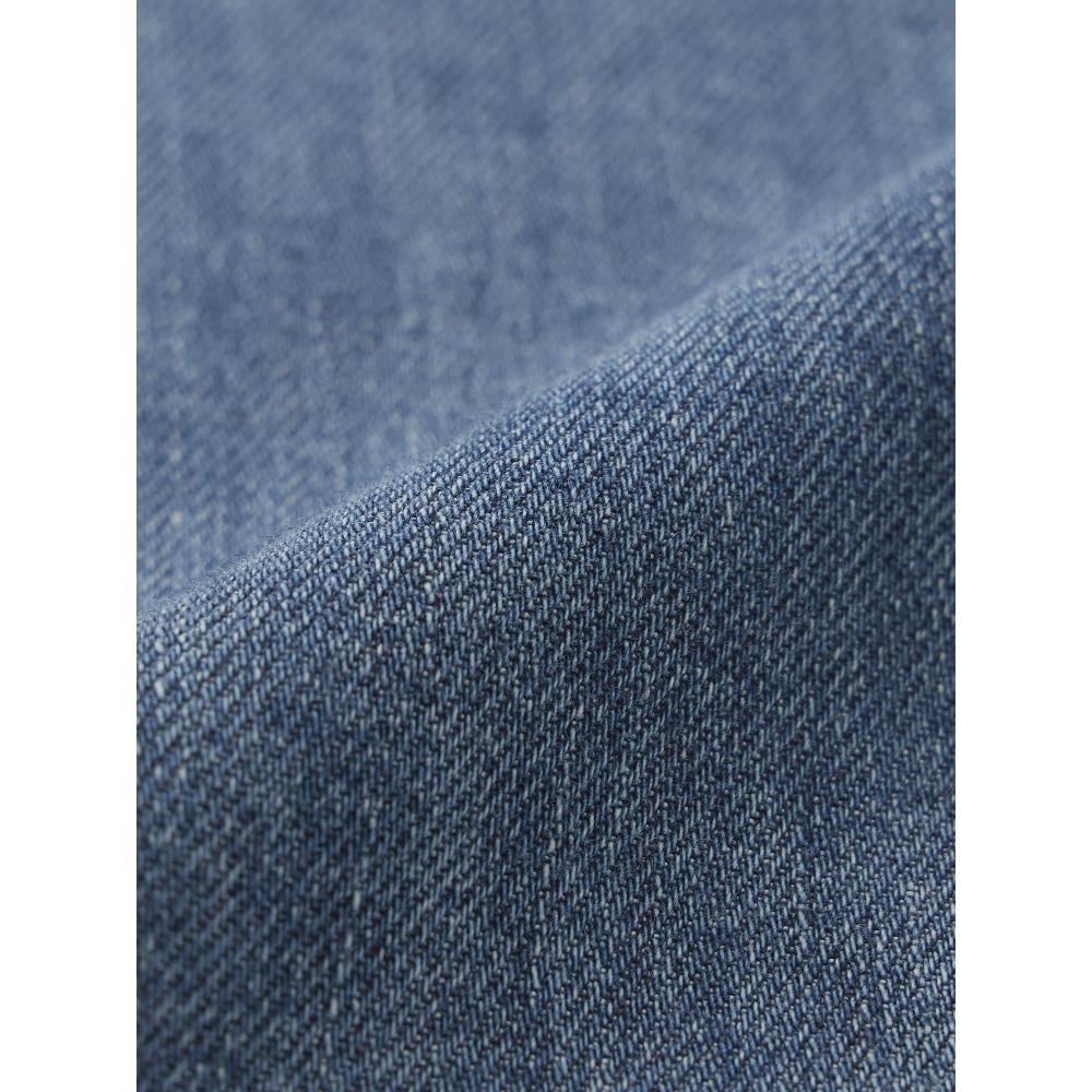 GU by Uniqlo Юбка из светлого денима в складку