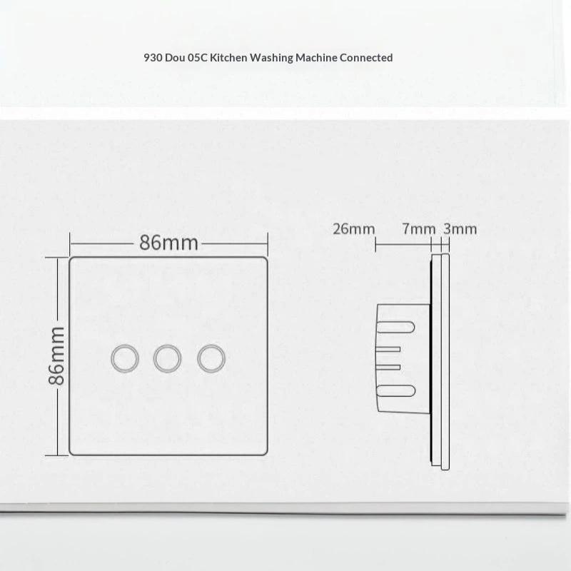 Crystal Glass Wall Touch Switch European AC100-240V Black White Sleek Design for Hotel Room Light Control