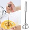 3 Pcs/Set Stainless Steel Egg Semi-Automatic Sizes Whisk Set 3 Beater Available Hand Push
