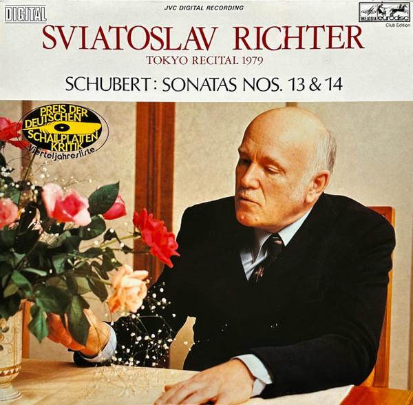 Виниловая пластинка ФРАНЦ ШУБЕРТ СВЯТОСЛАВ РИХТЕР Сонаты №№. 13 14 Токио Речита 295105 MelodiaEurodis 1983 Германия Классика Б/У