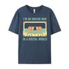 I M An Analog Man In A Digital World Cassette Plus Size Men Clothing Mens Clothing Deals Oversized Vintage