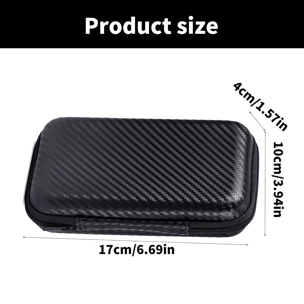 Handheld Game Console EVA Bag Scratchproof Storage Box for RGB20 PRO Protector Case with Mesh Pocket Travel Carry Pouch