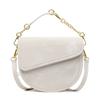 Korean version of fashion messenger saddle bag women's 2025 summer new trendy commuter casual shoulder bag simple small square bag