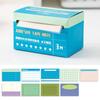 70 Sheet/box Pull Out Style Sticky Note for Kids Simplicity Blank Horizontal Line Memo Pad Study Expanding Sticker Student