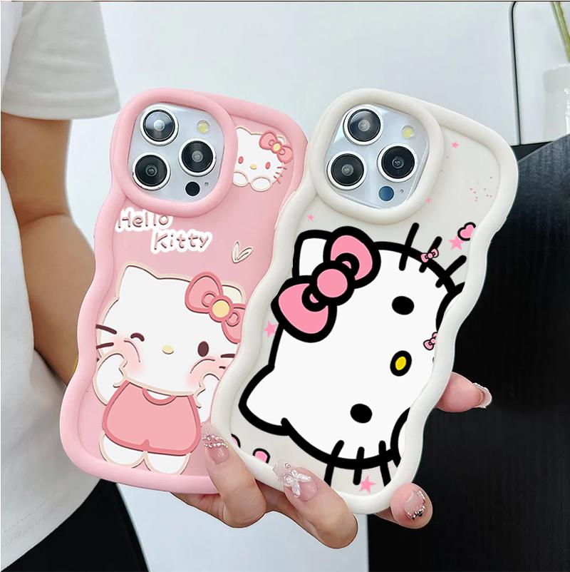 Чехол для телефона Sanrio Kuromi Hello Kitty Melody для Iphone 17 Air 17 Pro Max 16 15 14 13 12 11 Pro Max 16 15 Plus Cinnamoroll