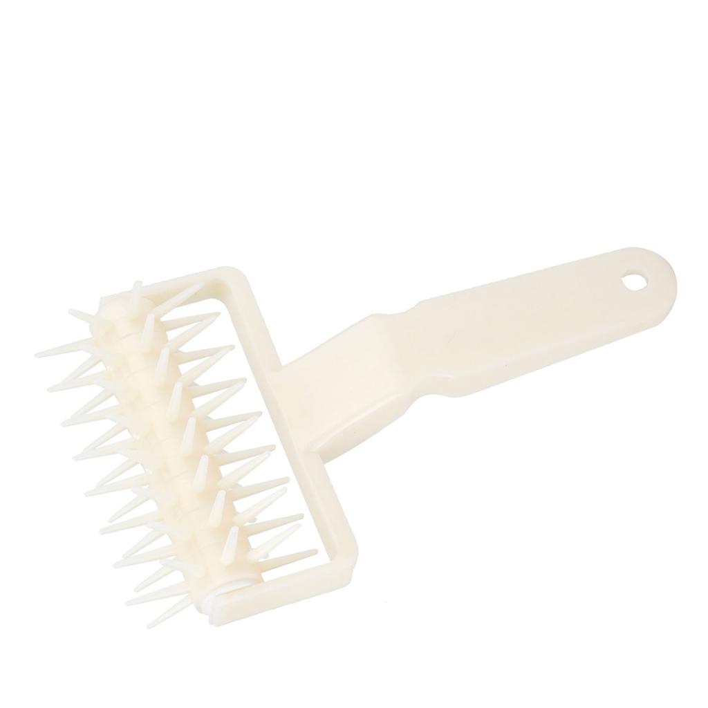 DIY Plastic Pizza Cookies Dough Roller Pastry Pie Needle Wheels Cutter Cake Bread Hole Punch Baking Tools