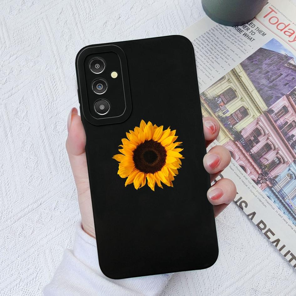 Чехлы для телефонов Samsung Galaxy A31 A51 A71 A14 A13 A10S A20, модная защитная мягкая силиконовая задняя крышка с подсолнухом и маргариткой для Galaxy A02 A03S, бампер