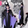 Halloween adult costume: ghost bride cosplay Dark gothic vampire robe, Sleeping Beauty cloak