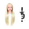 Wig Holder Hairstyle Manikin Head Synthetic Clamp Wig Stand  Desk Table Clamp