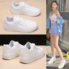 Women Causal Shoes Flatshoes White Leather Platform Sneakers Party Wedding Shoes Sport Shoes
