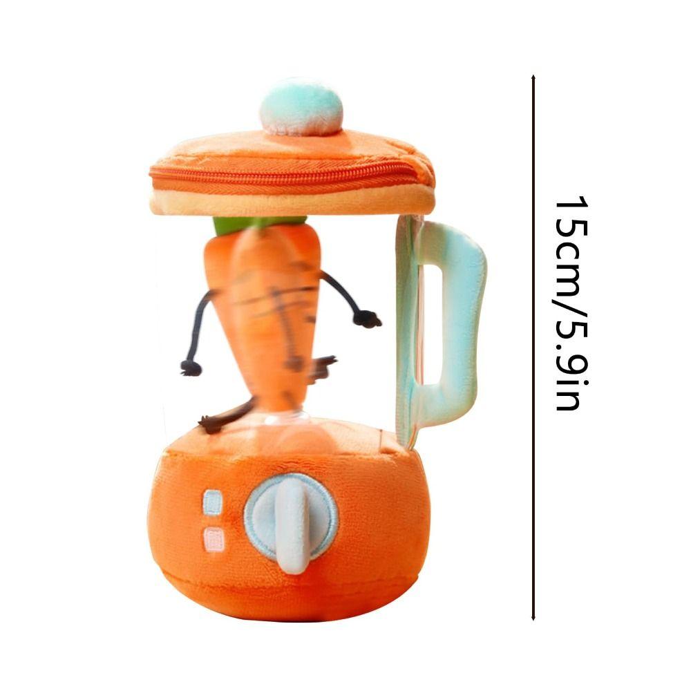 Bag Pendants Carrot Juicer Plush Toy Drawstring Rotating Carrot Juicer Toy Stuffed Plush Toys