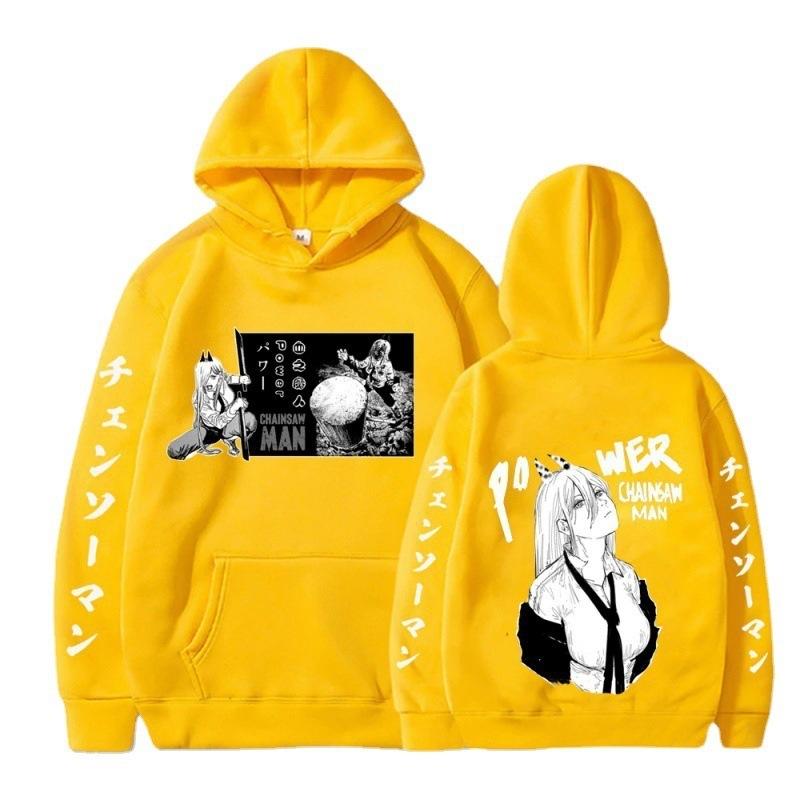 Chaaw Man, Pava, Anime Print Student Fleece Sweater Hoodie