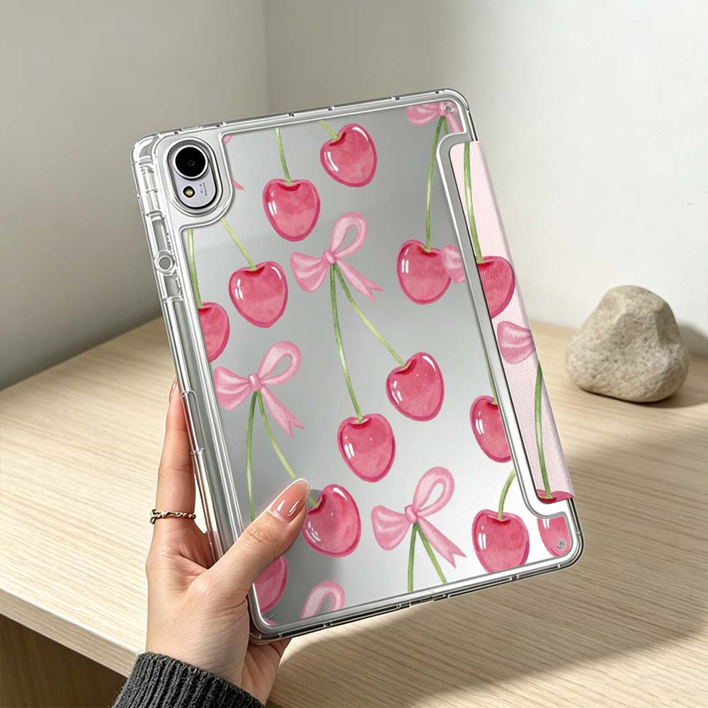 Мультяшный бант и вишни Для Huawei MatePad Pro SE Air 12X Honor Pad 9 V9 GT X9a X9 Складной 3Y Чехол для планшета Мягкий