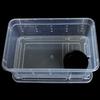 Reptile Breeding Box Reptile Dish Feeding Box Snake Hatching Container Lizard Tarantula Habitat Plasic Pet House