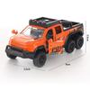 1/50 литые под давлением игрушечные грузовики 6X6, 4 шт., игрушечные машинки с откатным механизмом, открывающиеся двери, внедорожные автомобили, игрушки, подарок на день рождения для мальчиков и малышей