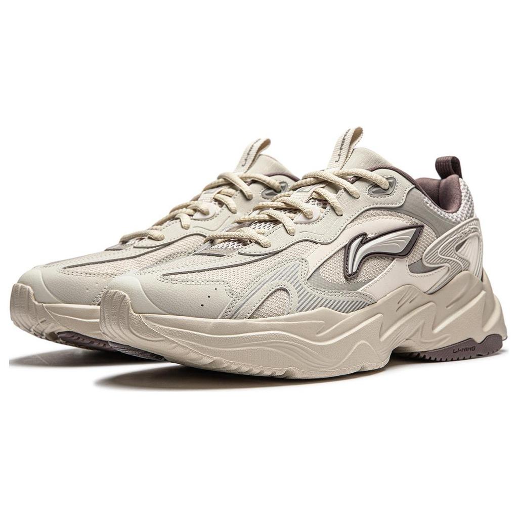Li Ning Метеор Амортизация Скользкие Устойчивые к истиранию Поддержка Низкие Повседневная Обувь Мужская Серая AGCU121-1