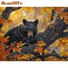 RUOPOTY Frameless Animals DIY Painting By Numbers Wall Art Picture Unique Gift Hand Painted Oil Painting For Home Decor 40x50CM