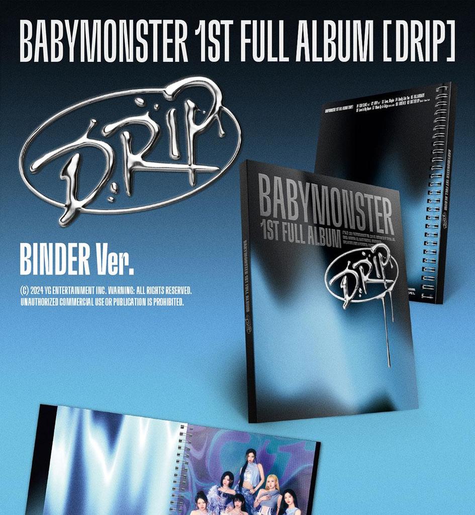 (ПАПКА / ZIP LOCK ВЕРСИЯ) BABYMONSTER [DRIP] 1-й полноформатный альбом