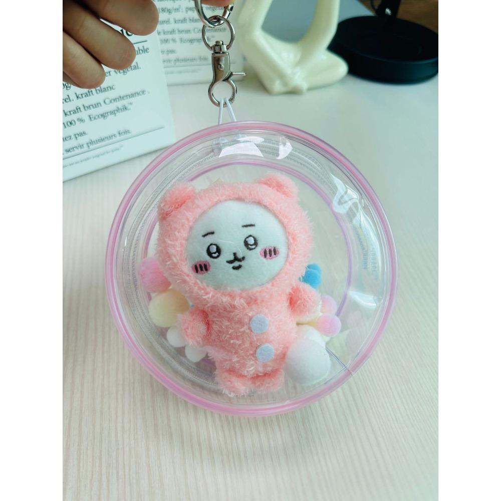 Сумка для прогулок для младенцев 20 см, ПВХ-дисплей с высокой прозрачностью, холст, виниловая плюшевая игрушка-подвеска, сумка для сушки на солнце для использования на открытом воздухе