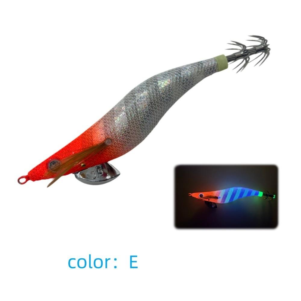 UV Glow Finish Sinking Bait 14cm Length Saltwater Fishing Lure Shrimp Squid Lure  Outdoor Fishing